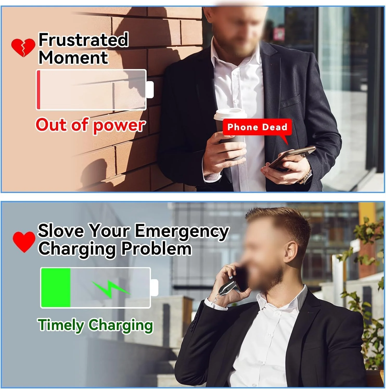 ๐โก Mini Keychain Power Bank 1500mAh ๐ | Pocket-Friendly Fast Charger ๐ฑ | Type-C & iOS Ready โจ - Image 4