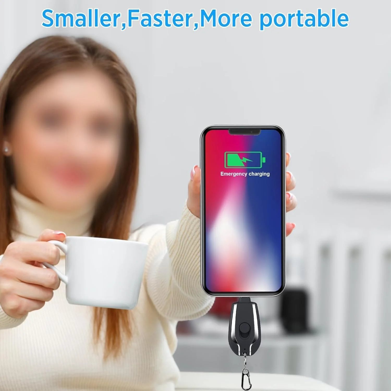 ๐โก Mini Keychain Power Bank 1500mAh ๐ | Pocket-Friendly Fast Charger ๐ฑ | Type-C & iOS Ready โจ - Image 5