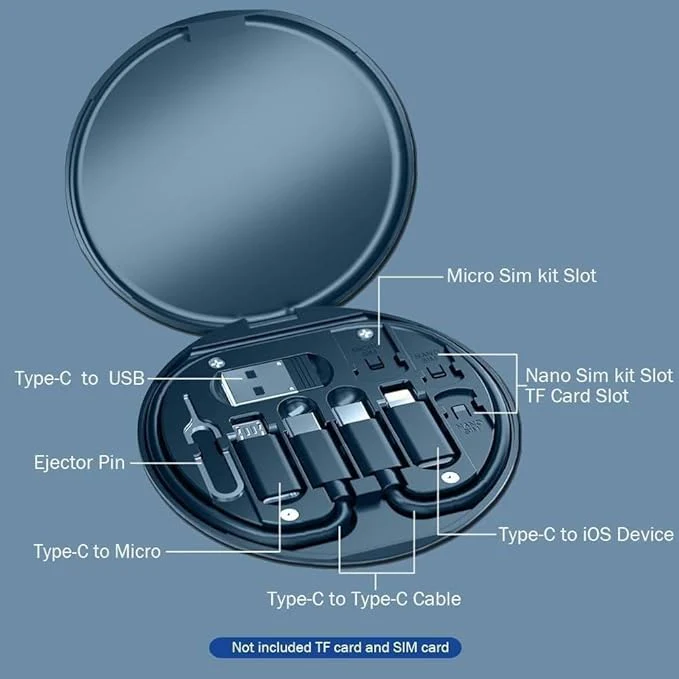 8-in-1 Multi-Connector Fast Charging Cable Kit for All Devices - Image 7