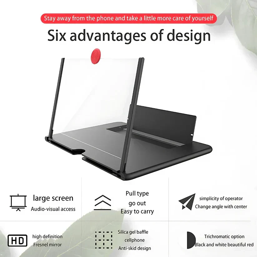 Magnifier Projector Phone Stand Holder Screen Magnifying - Image 7