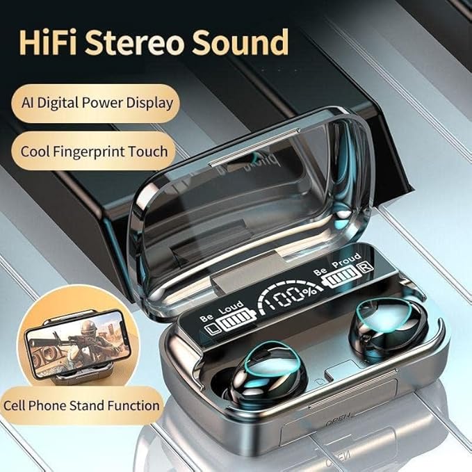 M10 Pro Wireless Earbuds with Hi-Fi Stereo Sound - Image 3